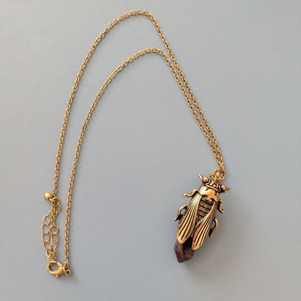 Earthbound Trading Company Cicada Necklace